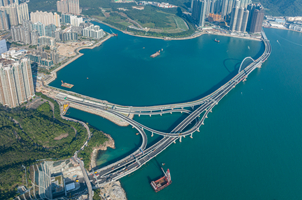 香港將軍澳跨灣大橋正式通車
